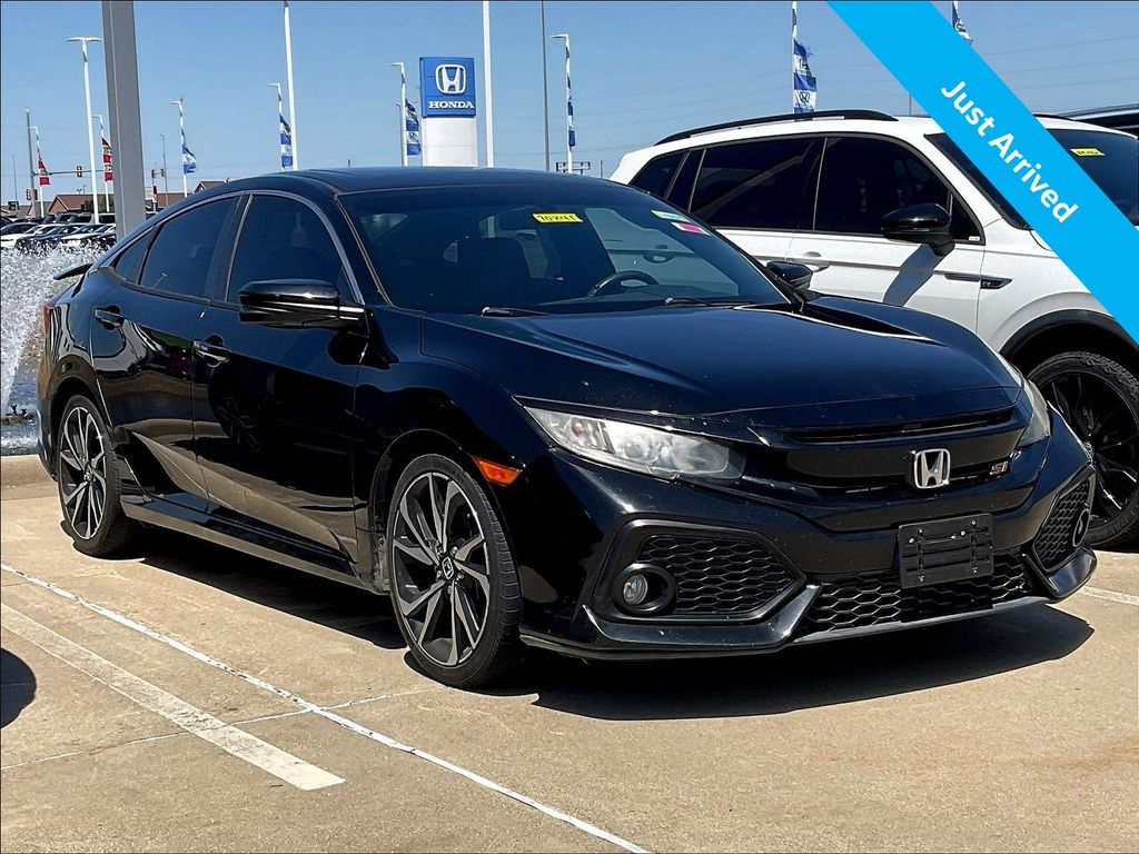 Crystal Black Pearl 2017 Honda Civic Si Sedan Front-Wheel Drive 6-Speed Manual