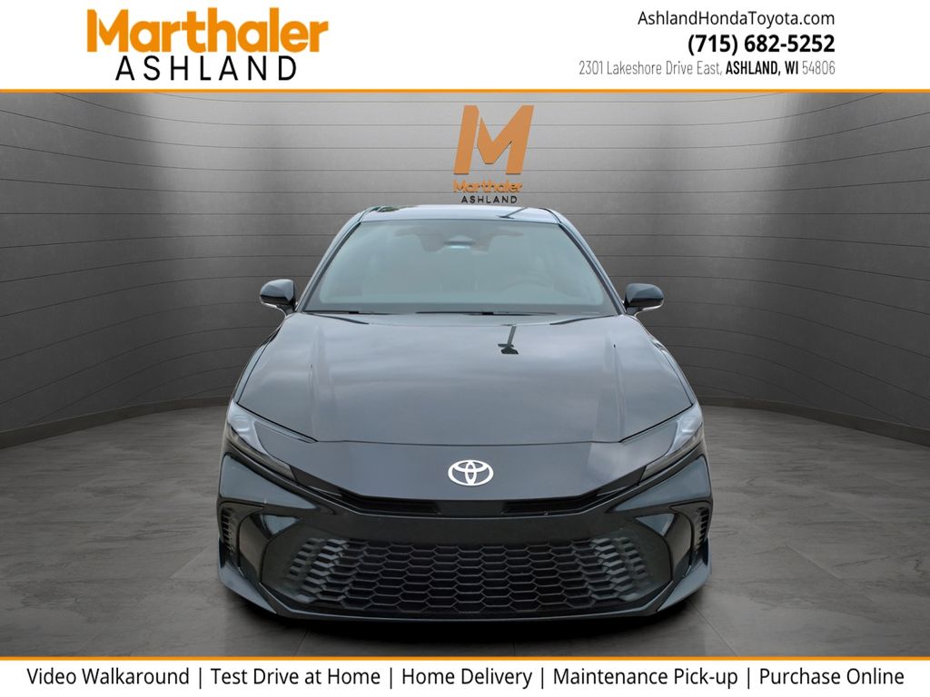 Midnight Black Metallic 2026 Toyota Camry Sedan Front-Wheel Drive Continuously Variable Transmission