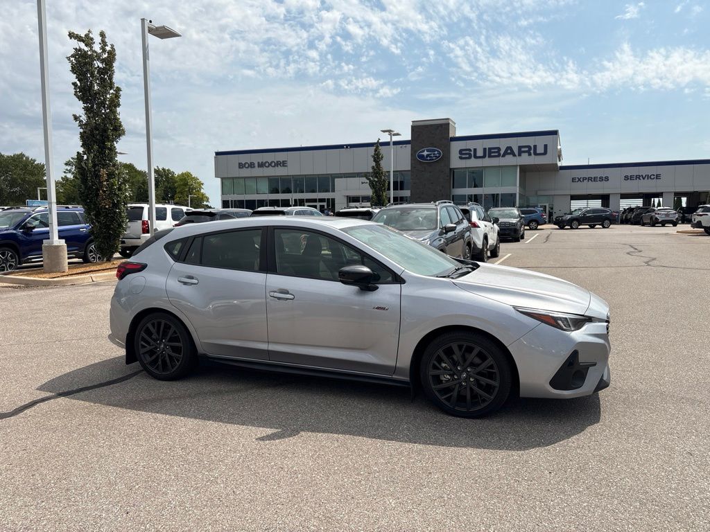 Ice Silver Metallic 2024 Subaru Impreza Wagon All-Wheel Drive Continuously Variable Transmission