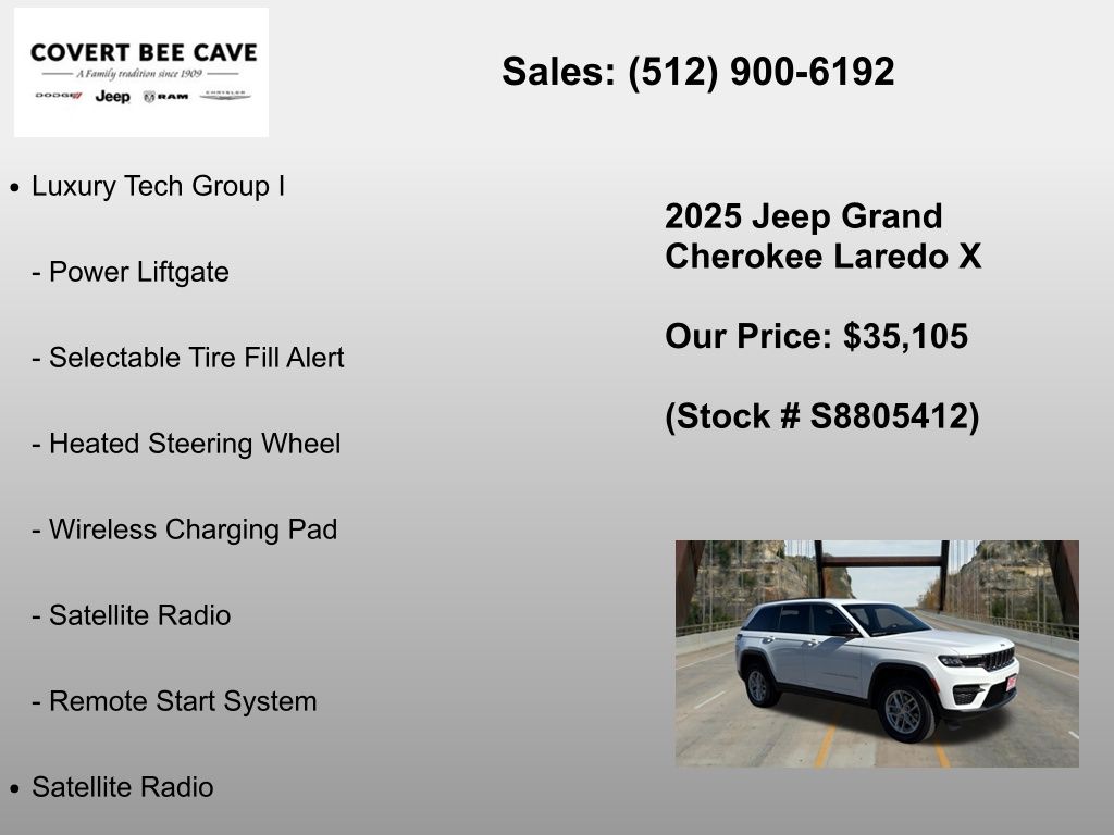New Car 2025 Jeep Grand Cherokee  For Sale Under $40,000 In Austin, Texas