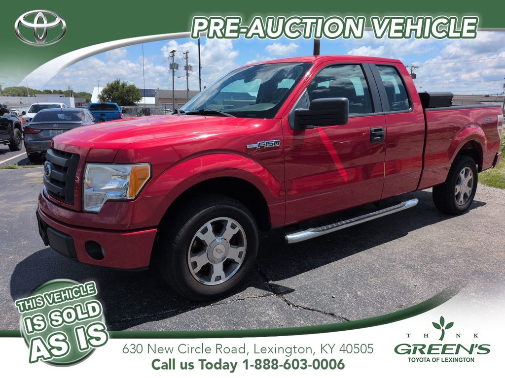 Red 2010 Ford F-150 Pickup Truck 4X2 6-Speed Automatic