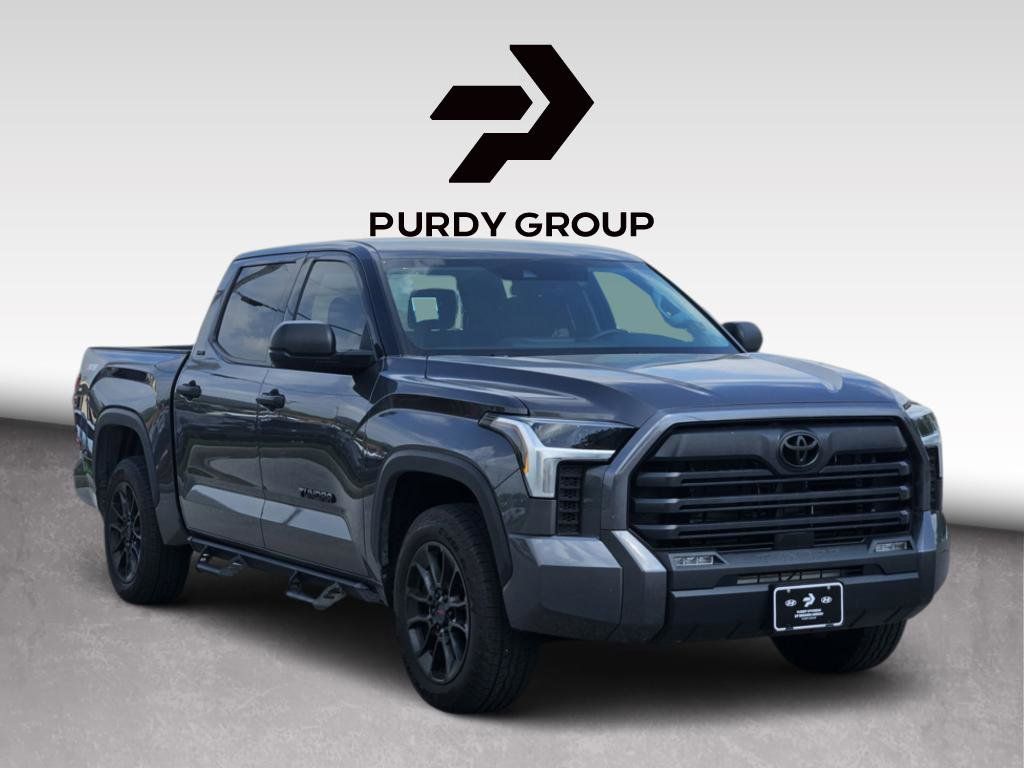 Magnetic Gray Metallic 2023 Toyota Tundra SR5 CrewMax Cab RWD Pickup Truck 4X2 Automatic