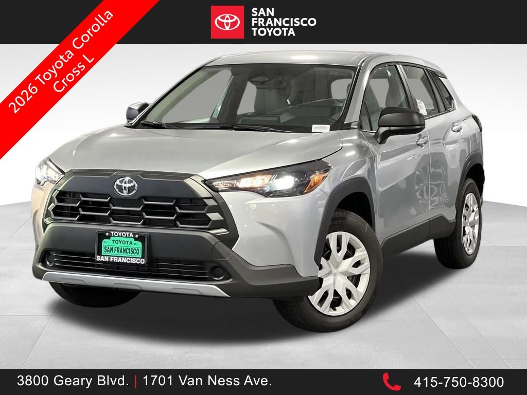Silver 2026 Toyota Corolla Cross SUV / Crossover Front-Wheel Drive Continuously Variable Transmission