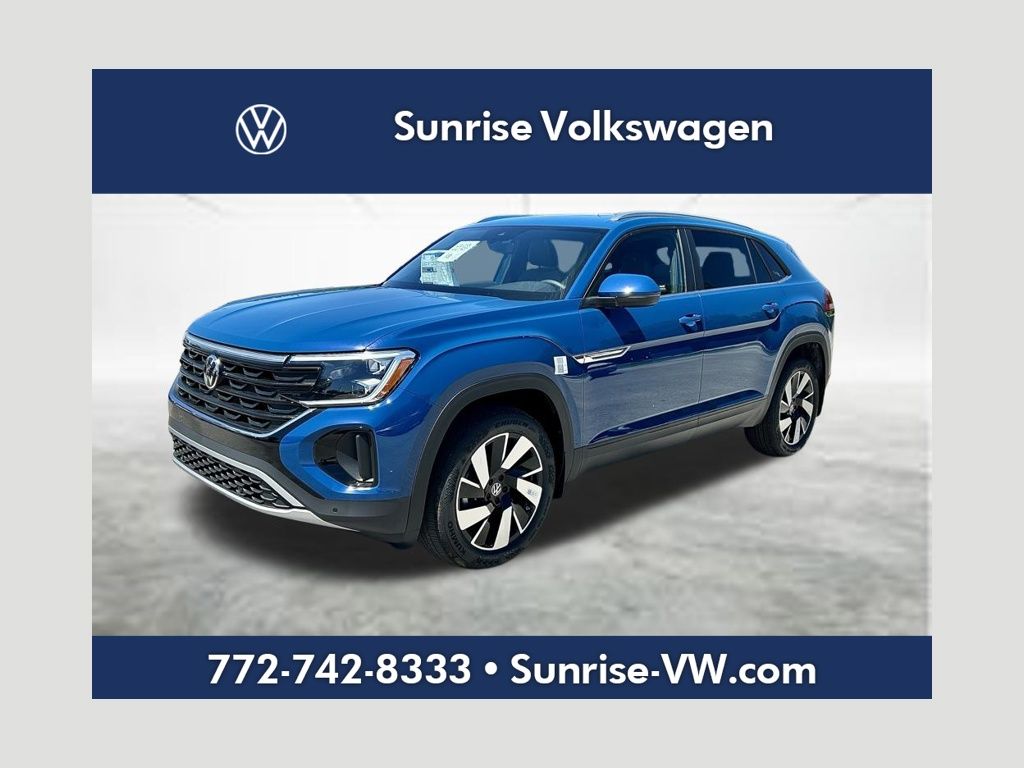 Blue Metallic 2026 Volkswagen Atlas Cross Sport SUV / Crossover Front-Wheel Drive 8-Speed Automatic