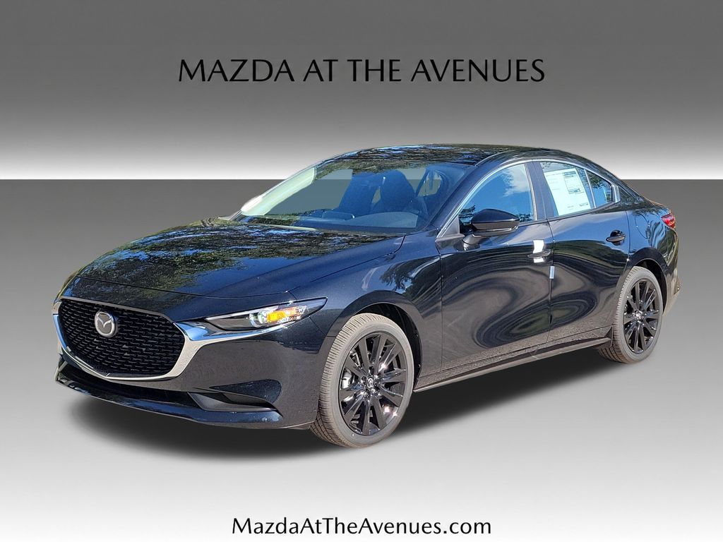 Jet Black 2026 Mazda MAZDA3 Sedan Front-Wheel Drive 6-Speed Automatic