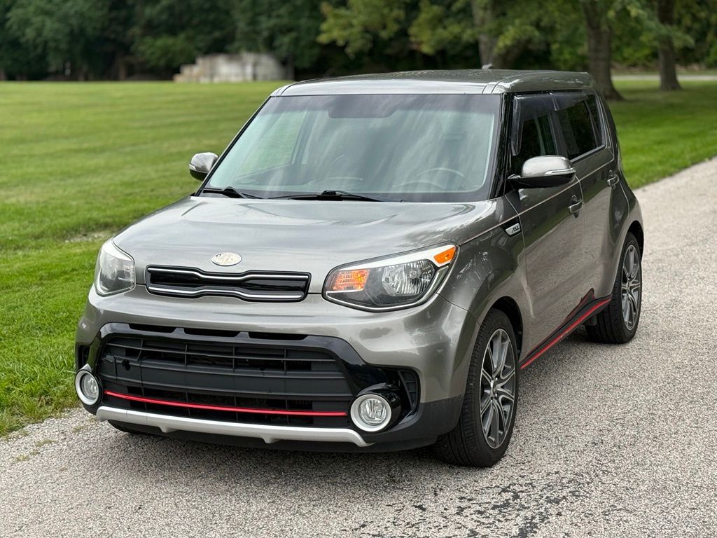 Titanium Gray 2018 Kia Soul Wagon Front-Wheel Drive 7-Speed Automatic