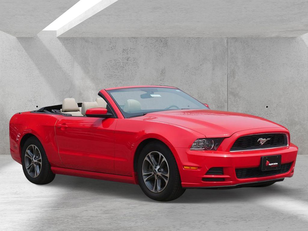 Race Red 2014 Ford Mustang Convertible Rear-Wheel Drive 6-Speed Automatic
