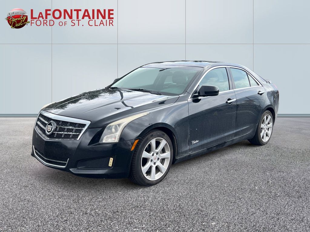 Black 2013 Cadillac ATS 2.5L RWD Sedan Rear-Wheel Drive 6-Speed Automatic