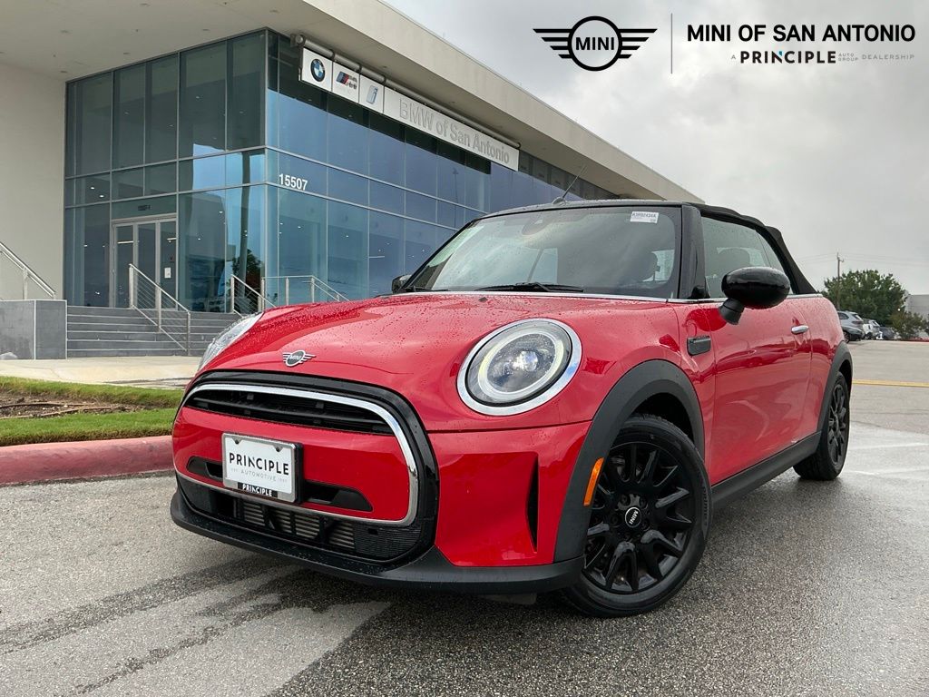 Chili Red 2024 MINI Cooper Convertible Front-Wheel Drive 7-Speed Automatic