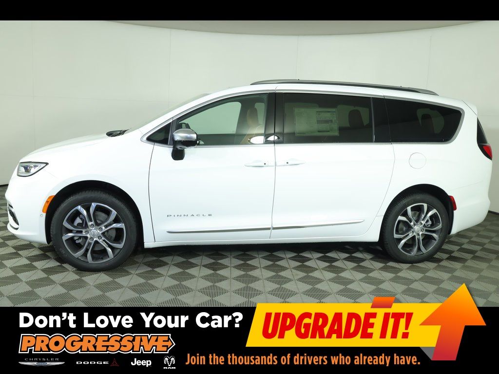 Bright White Clearcoat 2026 Chrysler Pacifica Pinnacle AWD Minivan All-Wheel Drive 9-Speed Automatic