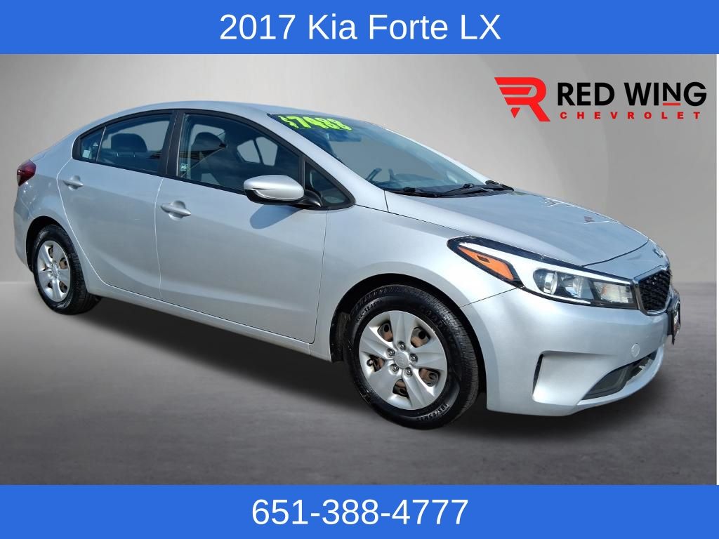 Silky Silver 2017 Kia Forte Sedan Front-Wheel Drive 6-Speed Automatic