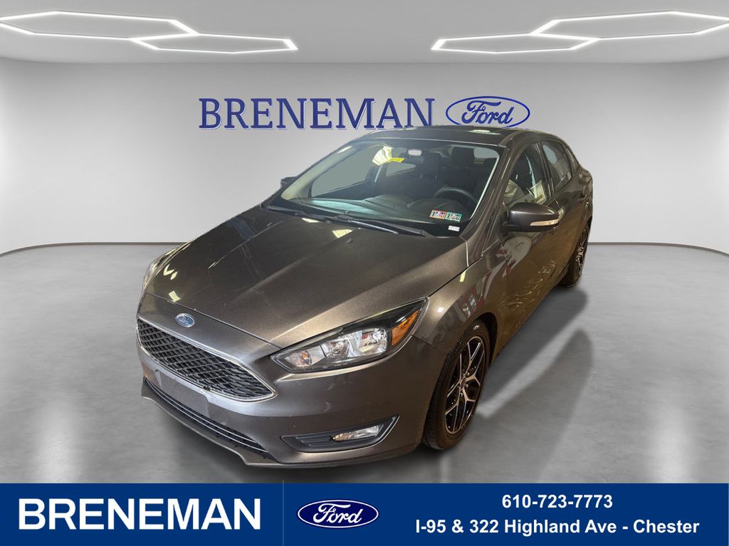 Gray (Magnetic) 2018 Ford Focus Sedan Front-Wheel Drive 6-Speed Automatic
