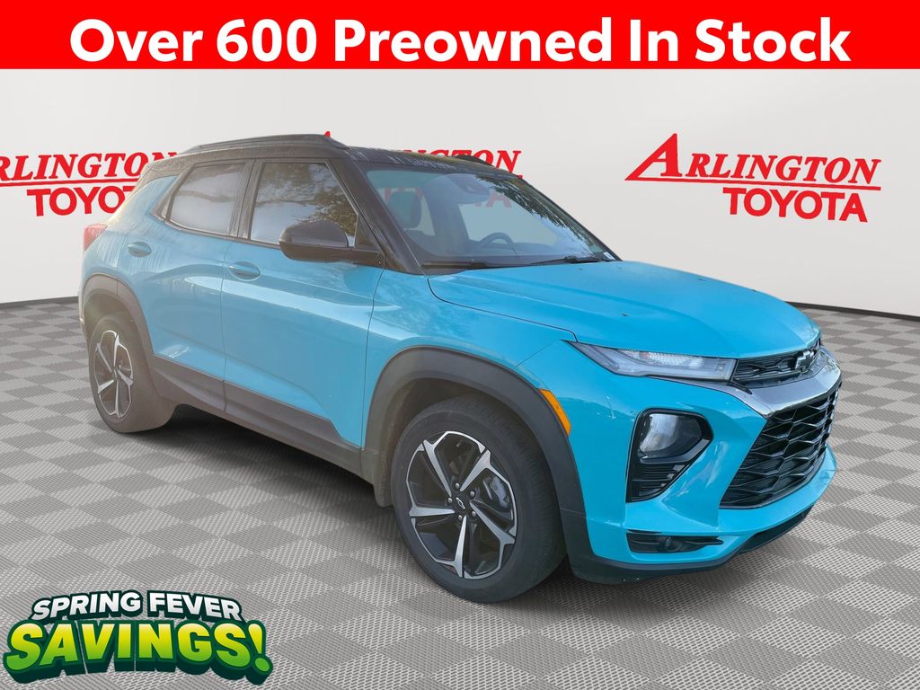 Blue 2021 Chevrolet Trailblazer RS FWD SUV / Crossover Front-Wheel Drive Continuously Variable Transmission