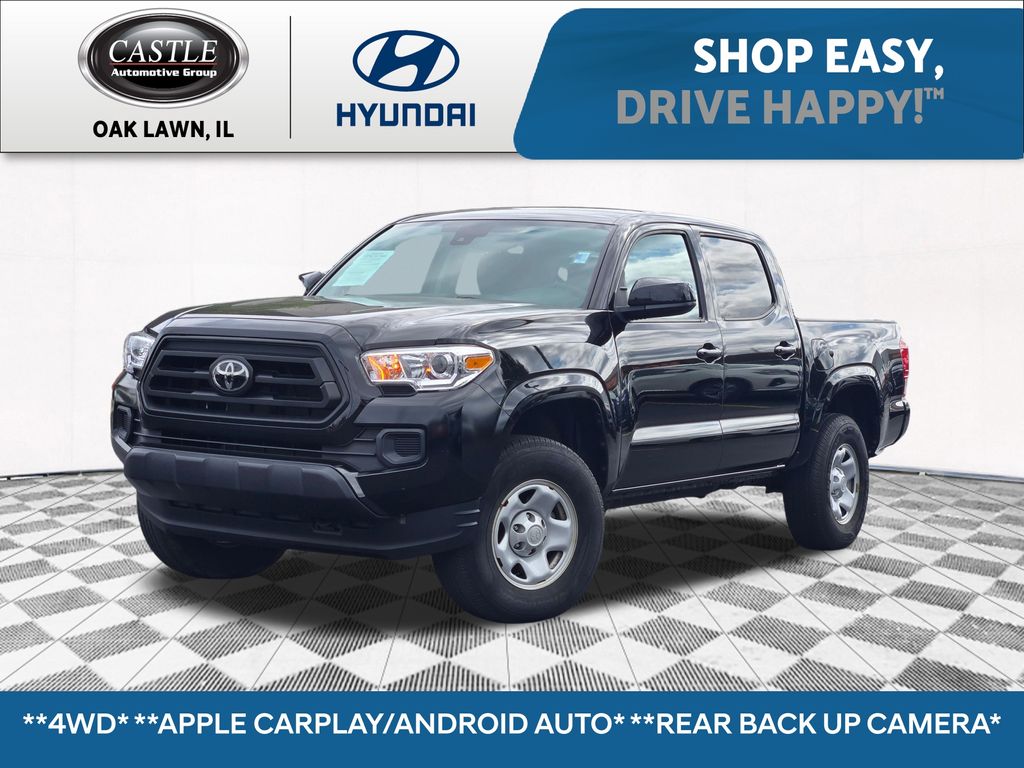 Black 2023 Toyota Tacoma Pickup Truck Four-Wheel Drive 6-Speed Automatic