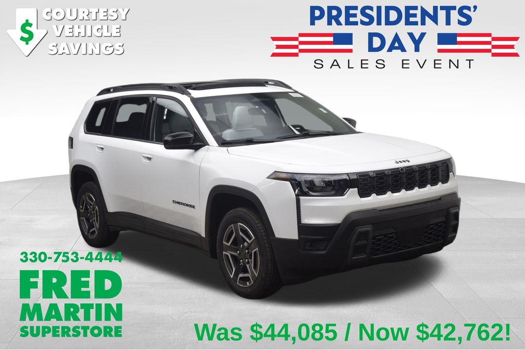 new 2026 Jeep Cherokee car, priced at $42,762