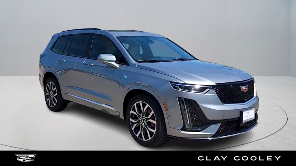 Argent Silver Metallic 2025 Cadillac XT6 Sport AWD SUV / Crossover Four-Wheel Drive 9-Speed Automatic
