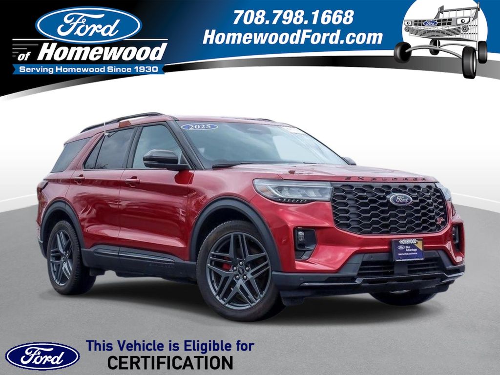 Red 2025 Ford Explorer ST AWD SUV / Crossover All-Wheel Drive Automatic