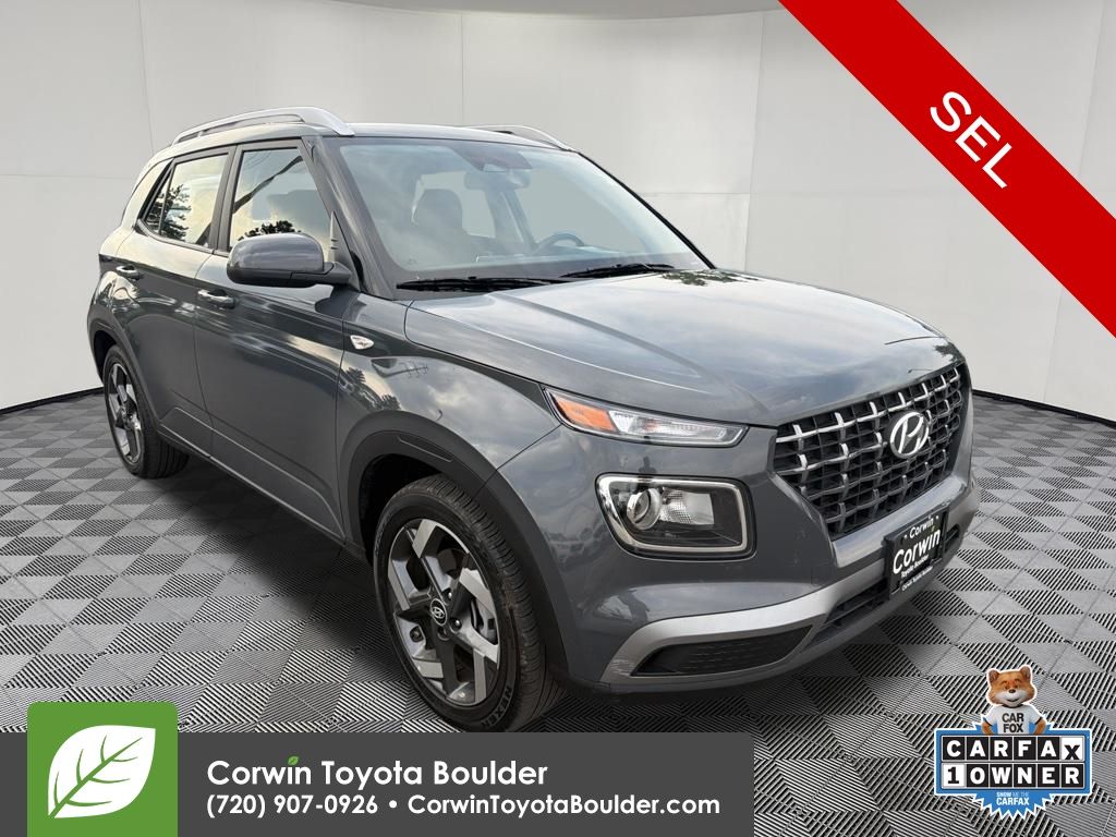 Ecotronic Gray 2025 Hyundai Venue SUV / Crossover Front-Wheel Drive Continuously Variable Transmission