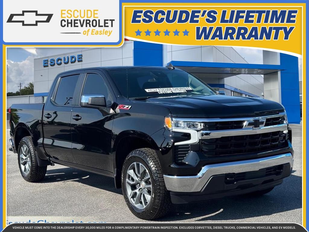 Black 2026 Chevrolet Silverado 1500 Pickup Truck Four-Wheel Drive Automatic