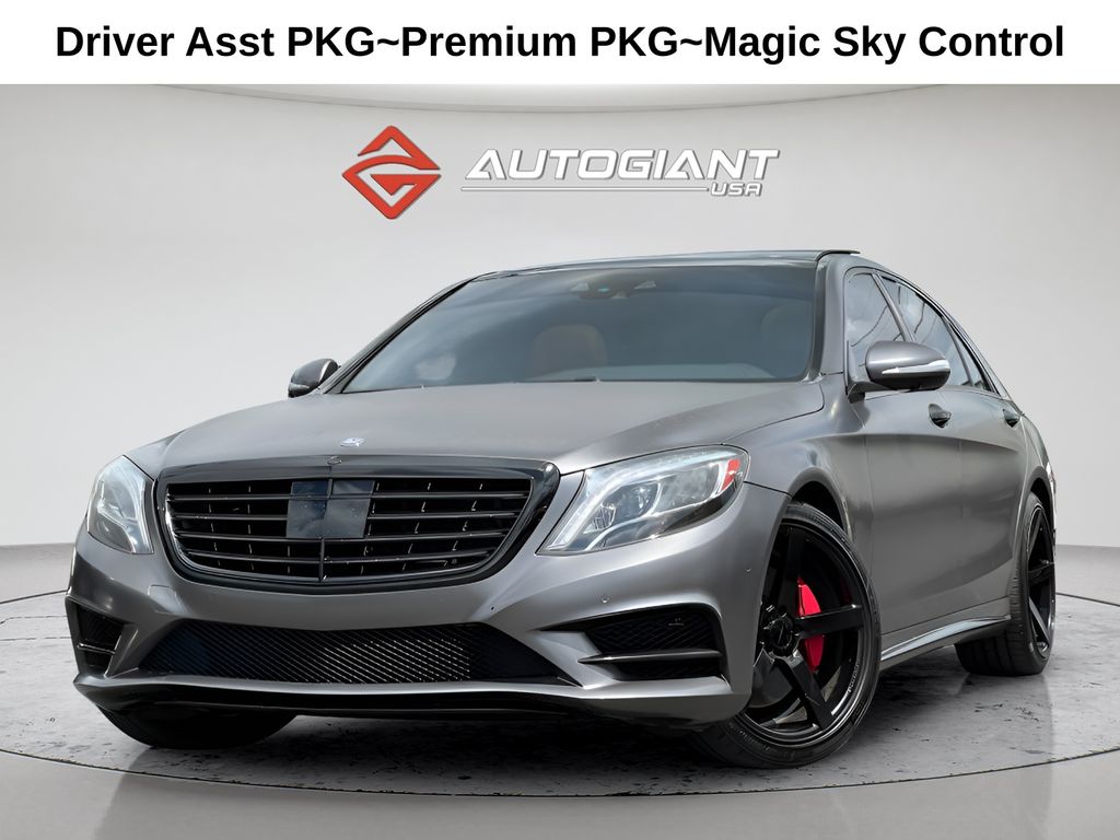 Gray 2017 Mercedes-Benz S-Class S 550 Sedan Sedan Rear-Wheel Drive 9-Speed Automatic
