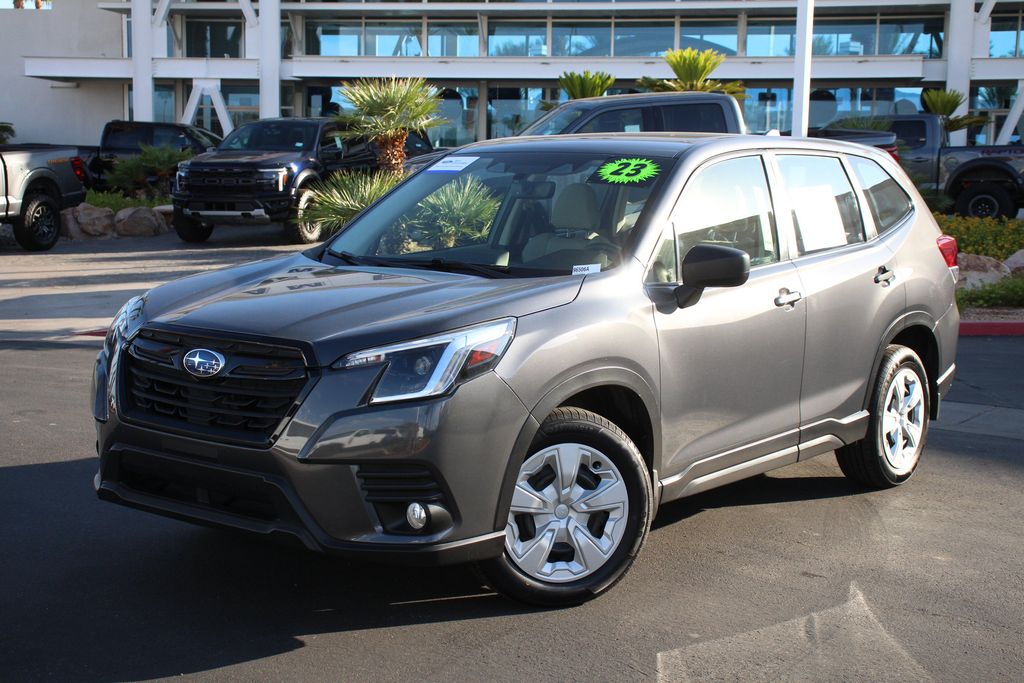 Magnetite Gray Metallic 2023 Subaru Forester SUV / Crossover All-Wheel Drive Continuously Variable Transmission