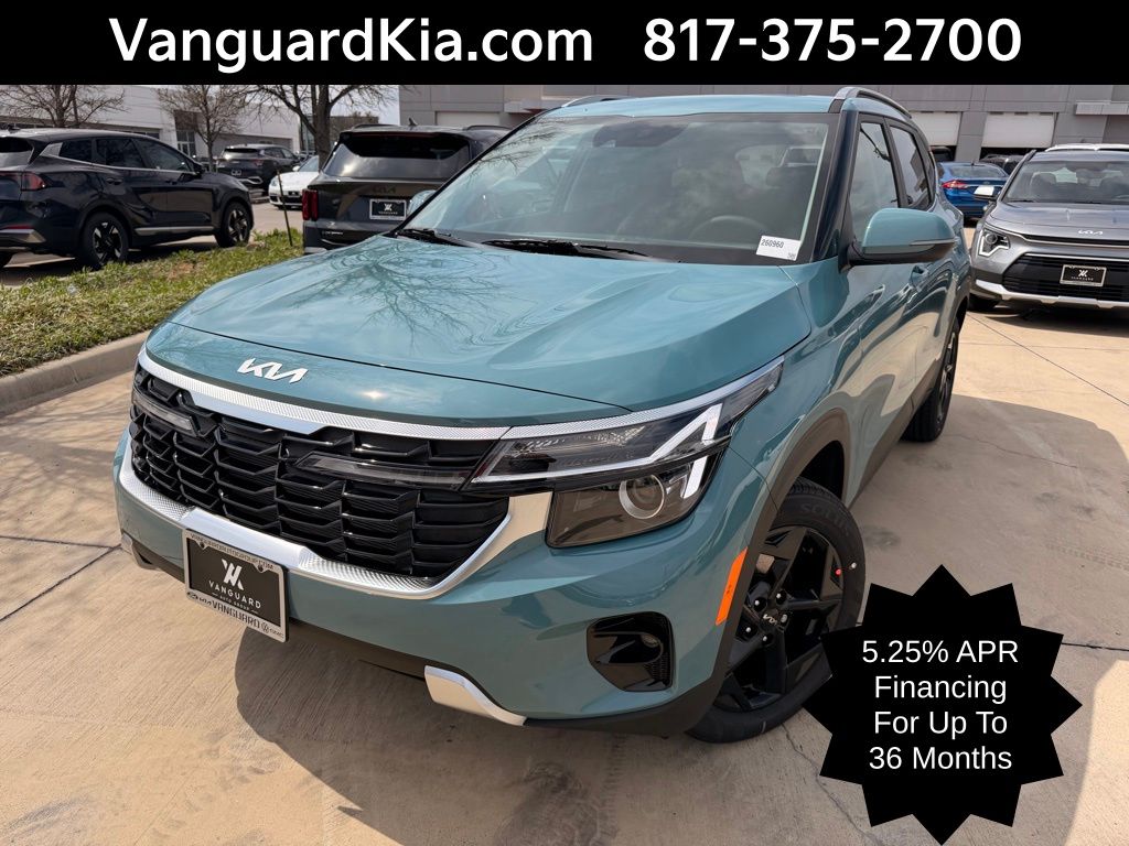 Pluton Blue 2026 Kia Seltos EX FWD SUV / Crossover Front-Wheel Drive Continuously Variable Transmission