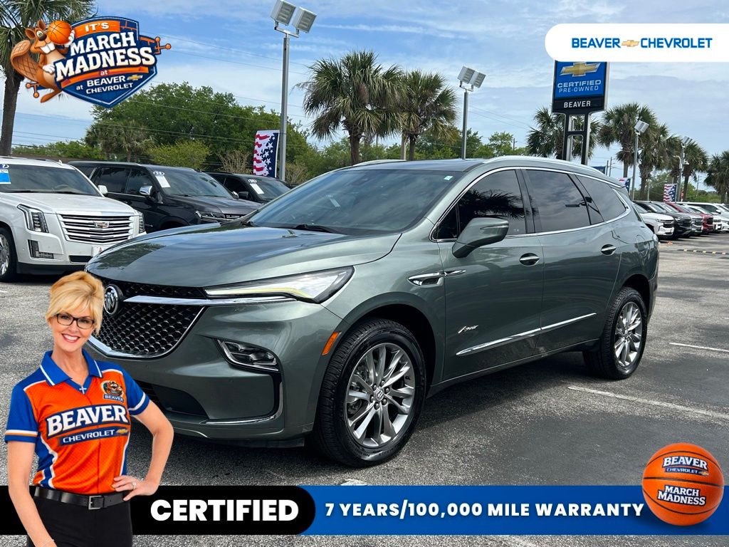 Sage Metallic 2023 Buick Enclave Avenir FWD SUV / Crossover Front-Wheel Drive 9-Speed Automatic