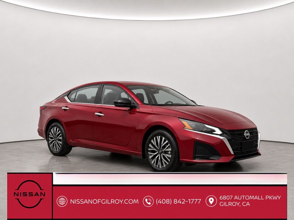 Red (Scarlet Ember) 2025 Nissan Altima Sedan Front-Wheel Drive Continuously Variable Transmission