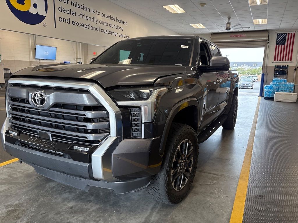 Magnetic Gray Metallic 2023 Toyota Tundra Pickup Truck Four-Wheel Drive Automatic