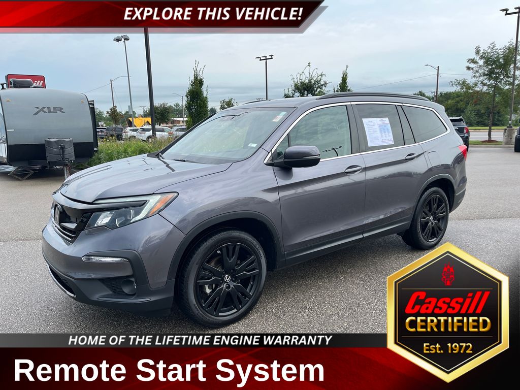 Gray 2022 Honda Pilot SUV / Crossover Front-Wheel Drive 9-Speed Automatic