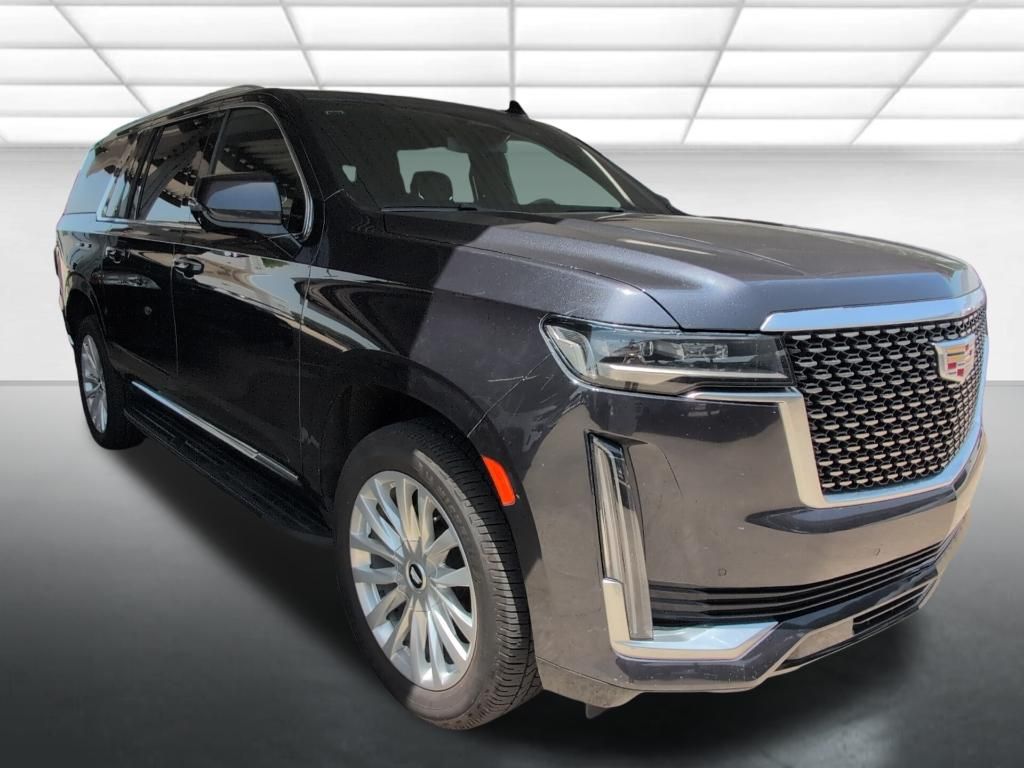 Galactic Gray Metallic 2022 Cadillac Escalade ESV SUV / Crossover Four-Wheel Drive Automatic