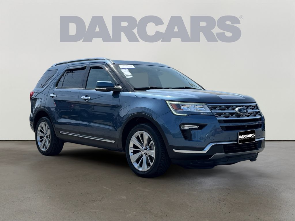 Blue Metallic 2018 Ford Explorer Limited AWD SUV / Crossover All-Wheel Drive 6-Speed Automatic