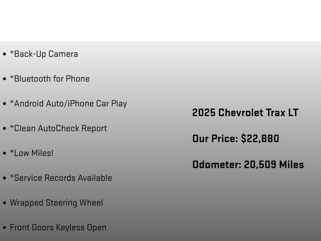 2025 Chevrolet Trax LT Gray at South Hills Kia