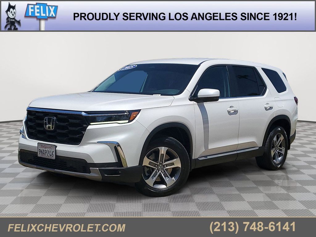 Platinum White Pearl 2025 Honda Pilot SUV / Crossover Front-Wheel Drive Automatic