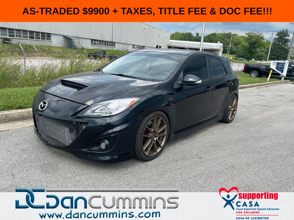 Black 2013 Mazda MAZDASPEED3 Hatchback Front-Wheel Drive 6-Speed Manual Overdrive