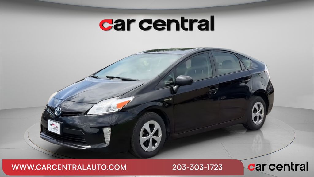 Black 2012 Toyota Prius Two Hatchback Front-Wheel Drive Continuously Variable Transmission