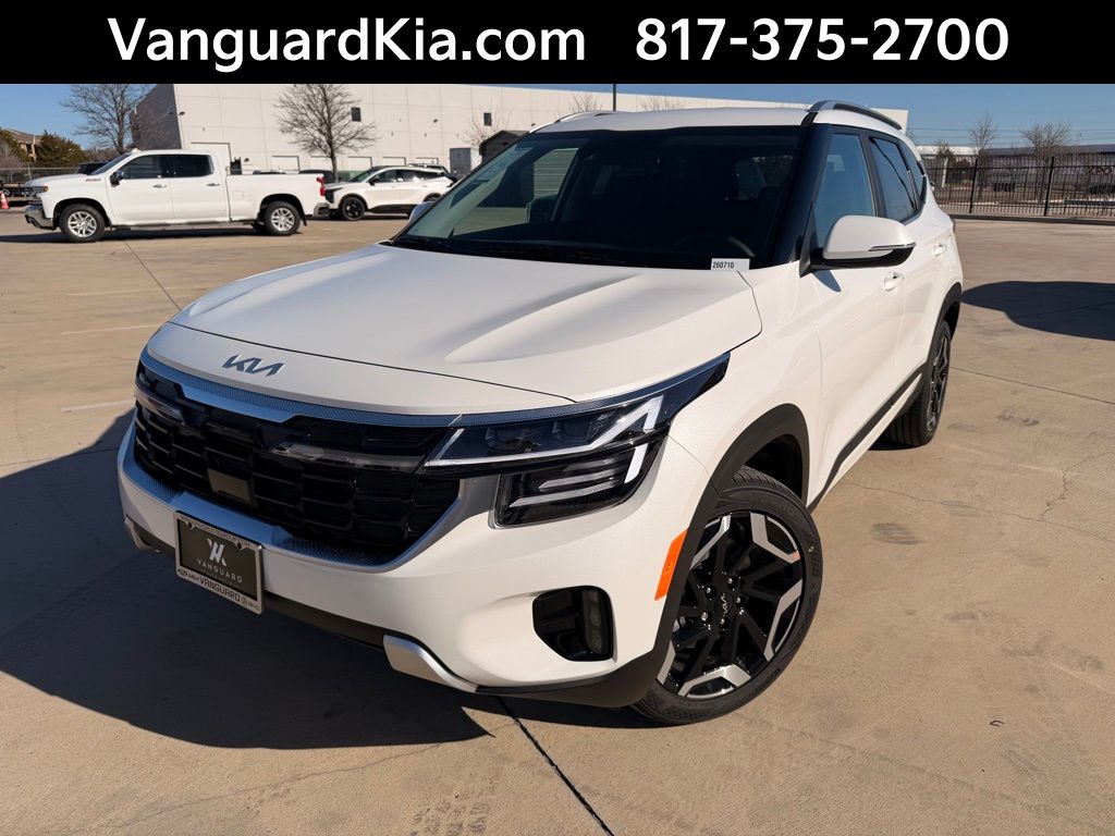 Snow White Pearl 2026 Kia Seltos SUV / Crossover All-Wheel Drive 8-Speed Automatic