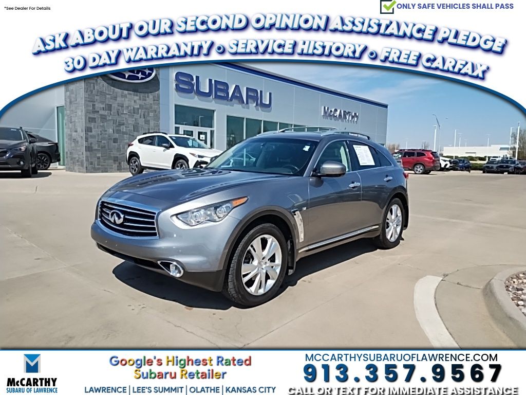 Gray (Graphite Shadow) 2016 INFINITI QX70 AWD SUV / Crossover All-Wheel Drive 7-Speed Automatic
