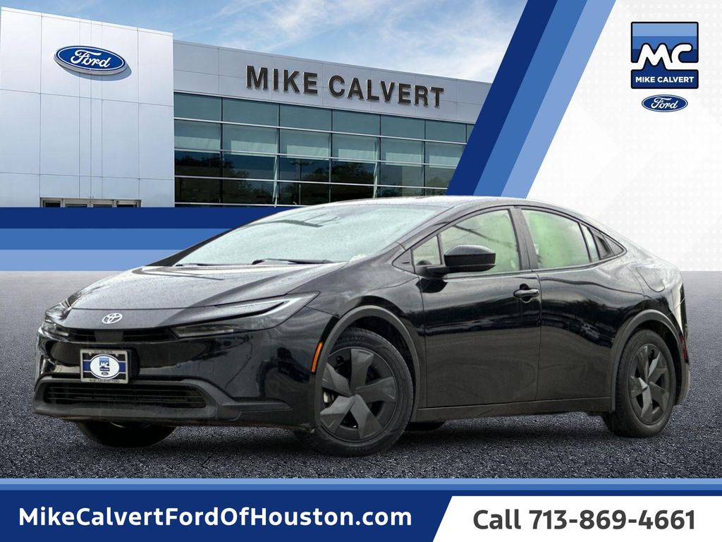 Midnight Black Metallic 2025 Toyota Prius Hatchback Front-Wheel Drive Continuously Variable Transmission