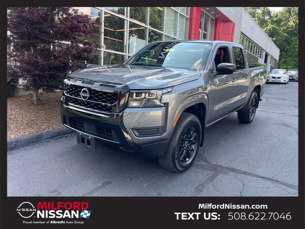 Gray (Gun Metallic) 2026 Nissan Frontier Pickup Truck Four-Wheel Drive 9-Speed Automatic Overdrive
