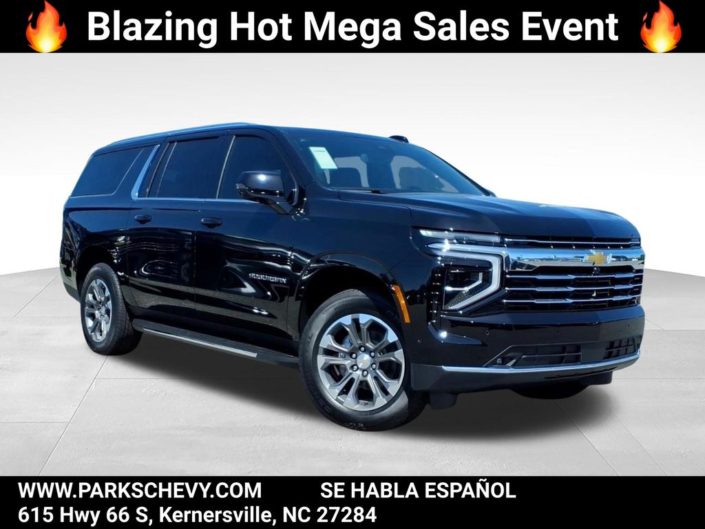 Black 2026 Chevrolet Suburban LT 4WD SUV / Crossover Four-Wheel Drive