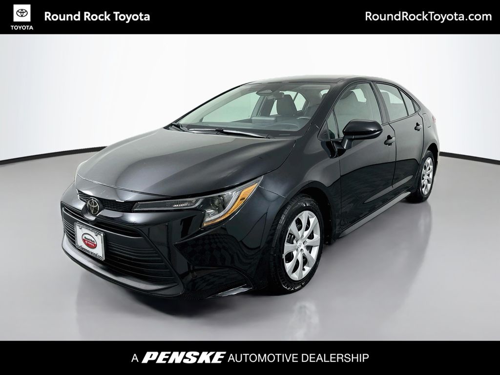 Midnight Black Metallic 2025 Toyota Corolla Sedan Front-Wheel Drive Continuously Variable Transmission