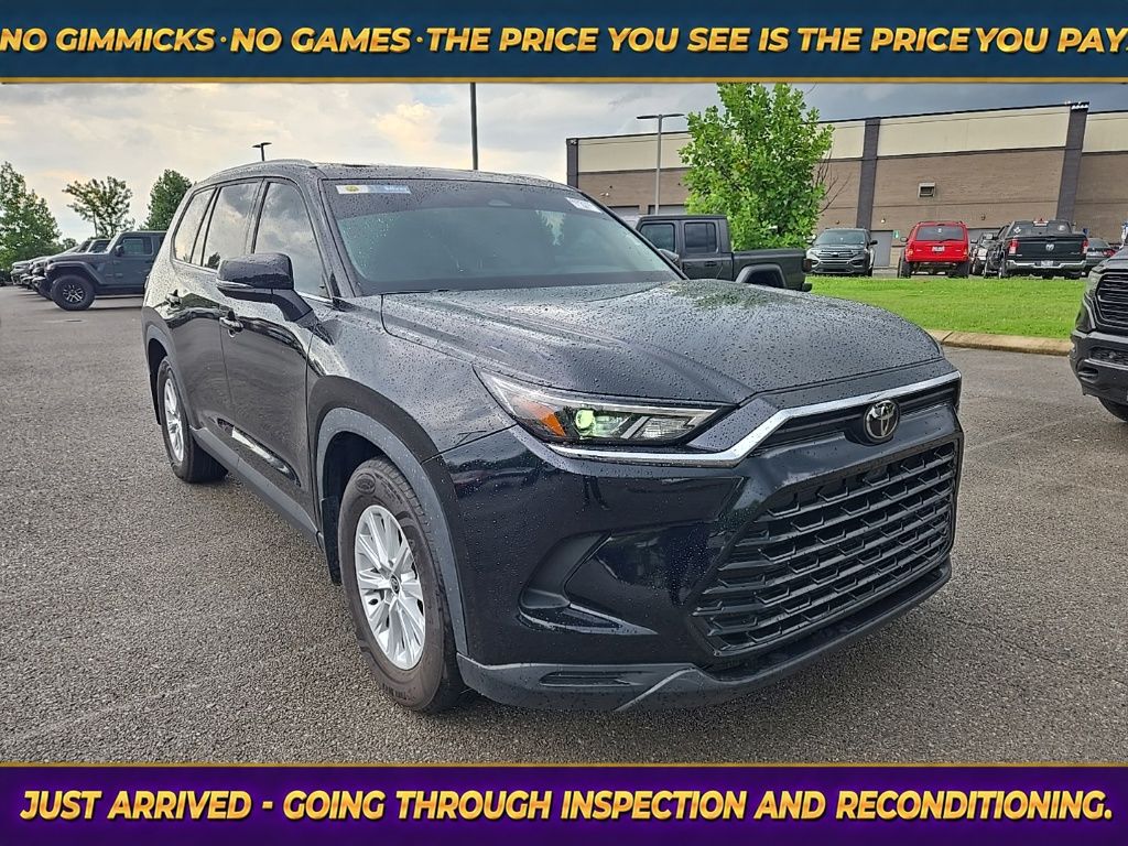 Midnight Black Metallic 2025 Toyota Grand Highlander SUV / Crossover Front-Wheel Drive 8-Speed Automatic
