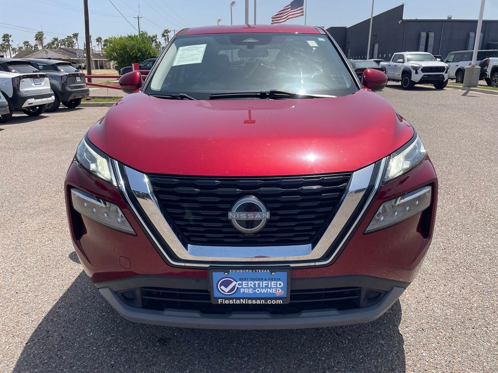 Certified Used 2022 Red Nissan SV image 2