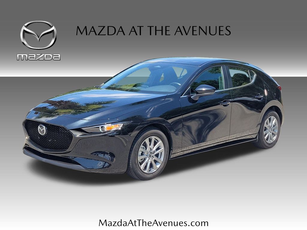 Jet Black 2026 Mazda MAZDA3 Hatchback Front-Wheel Drive 6-Speed Automatic