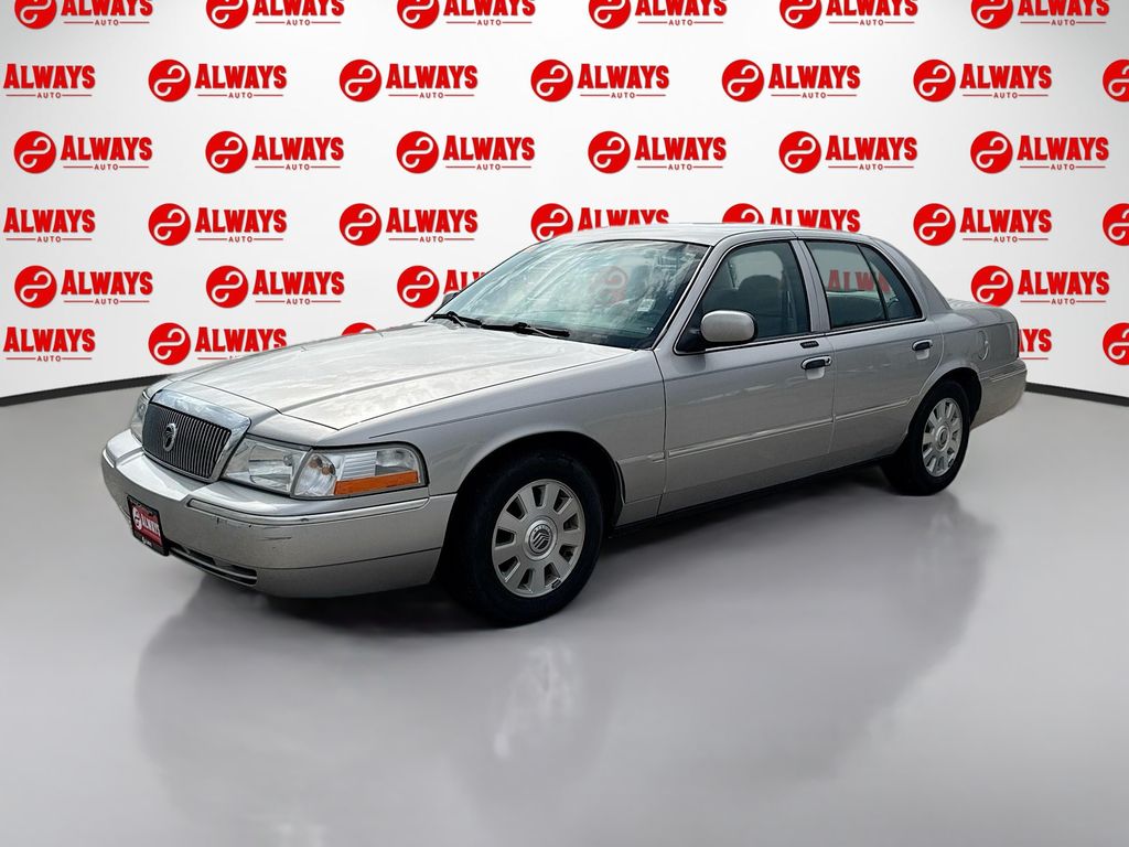 Champagne 2004 Mercury Grand Marquis LS Premium Sedan Rear-Wheel Drive 4-Speed Automatic Overdrive