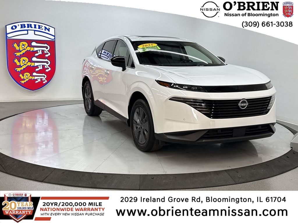 White Pearl 2025 Nissan Murano SUV / Crossover All-Wheel Drive 9-Speed Automatic