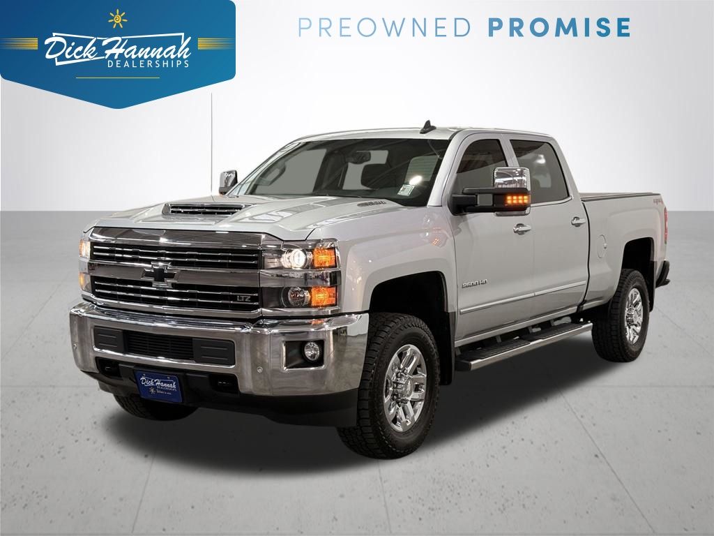 Silver Ice Metallic 2017 Chevrolet Silverado 2500HD Pickup Truck Four-Wheel Drive 6-Speed Automatic