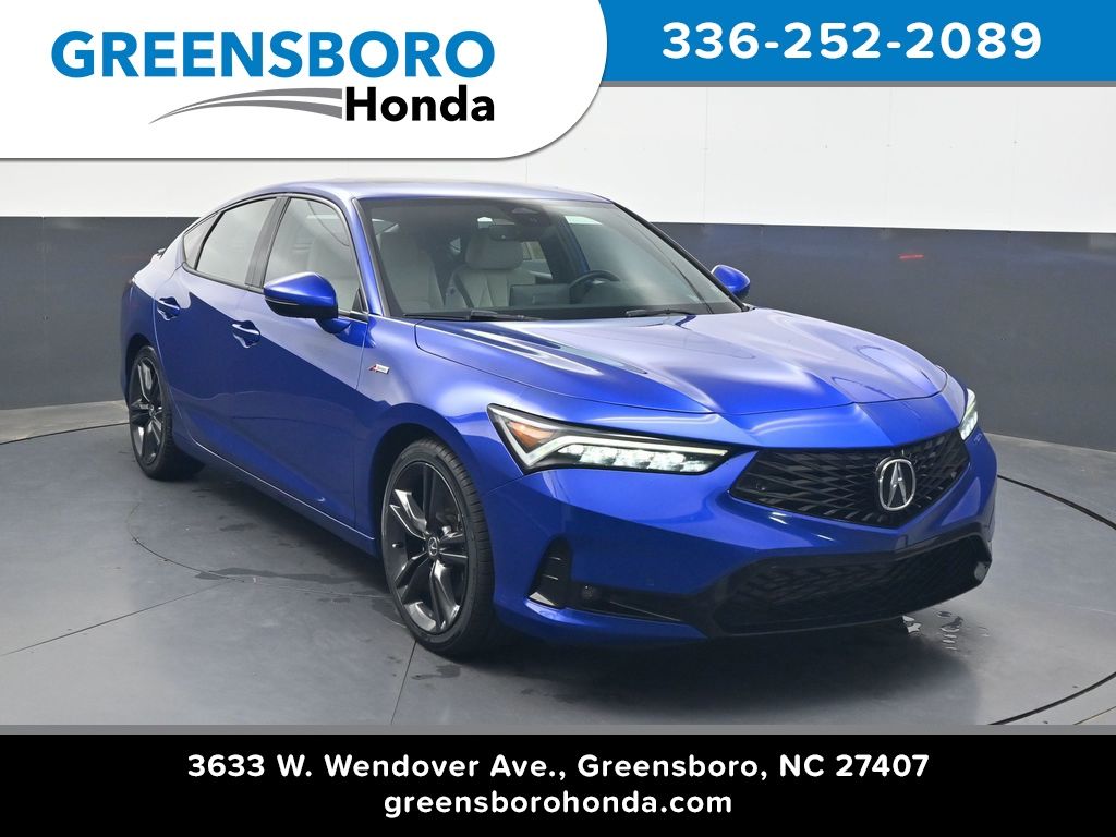 Apex Blue Pearl 2023 Acura Integra FWD with Technology and A-SPEC Package Sedan Front-Wheel Drive Continuously Variable Transmission