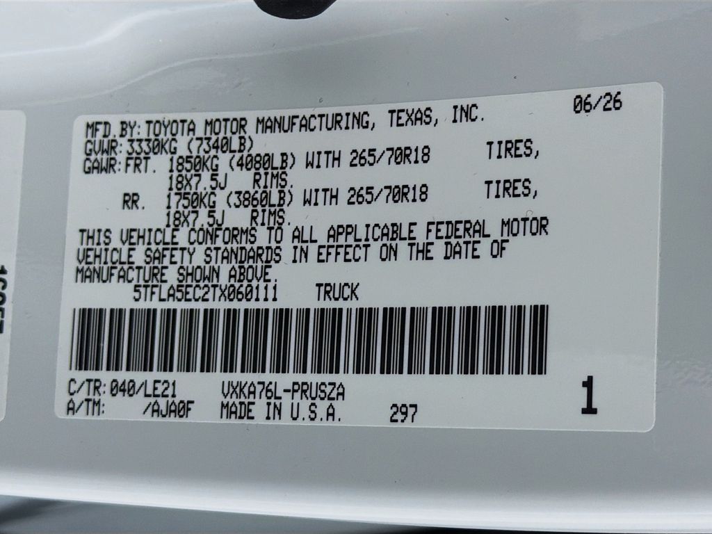 New 2026 Toyota Tundra Truck